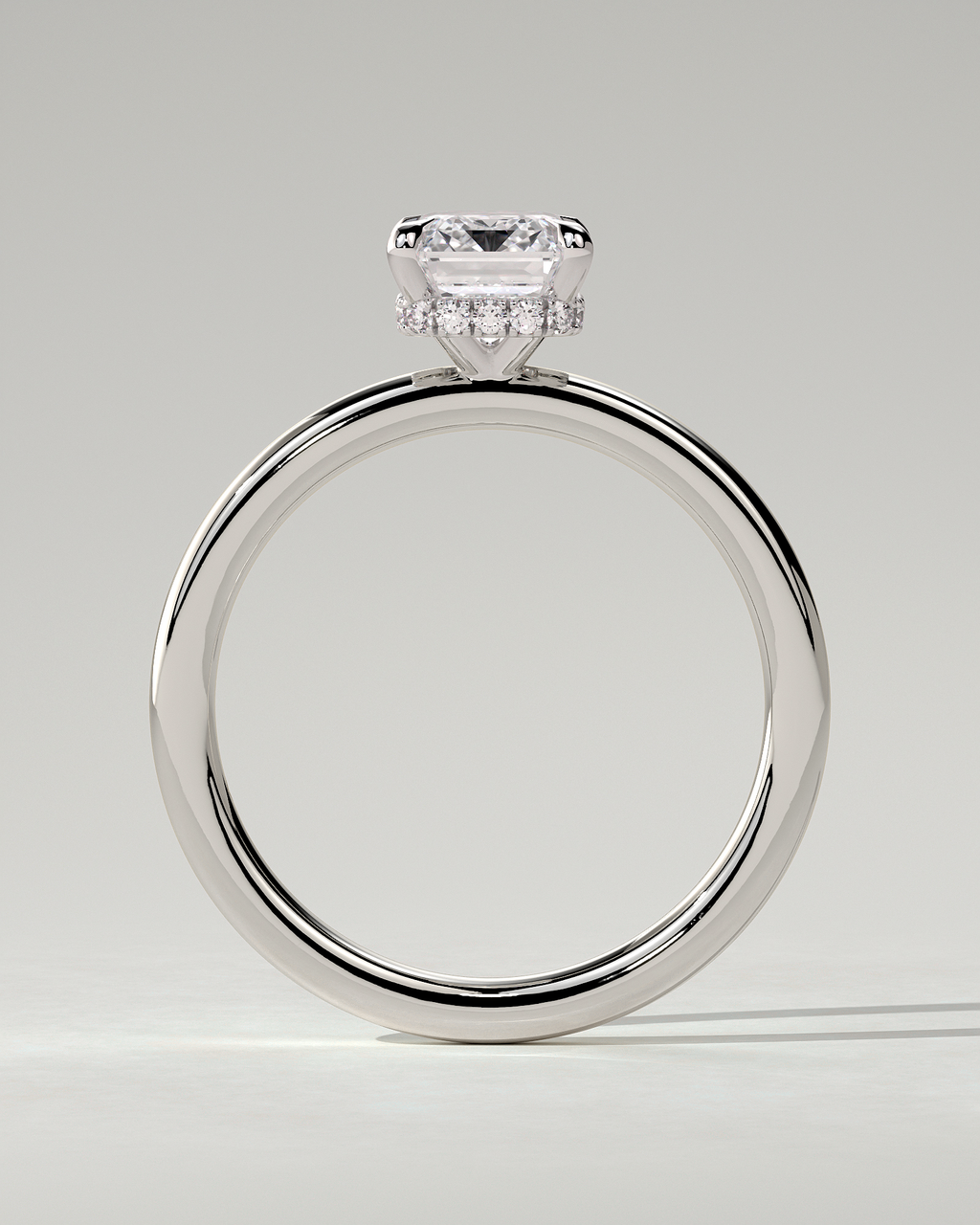 Miller Solitaire Emerald Ring