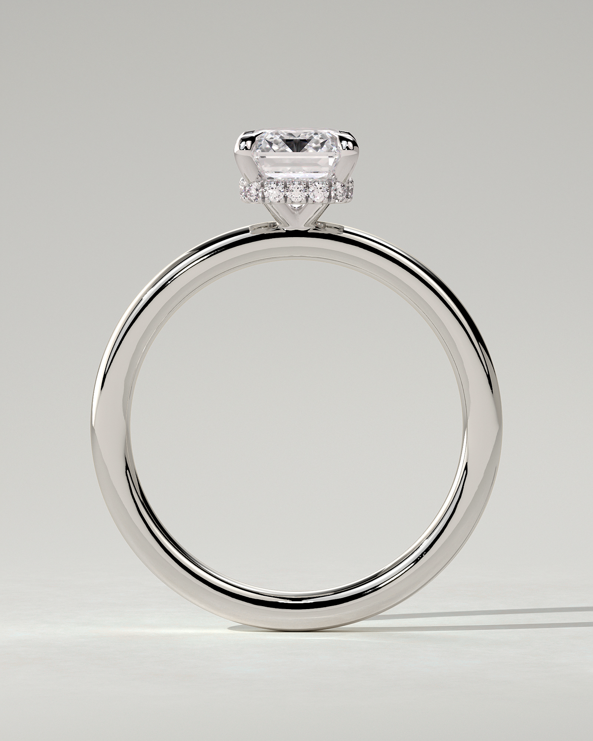 Miller Solitaire Emerald Ring