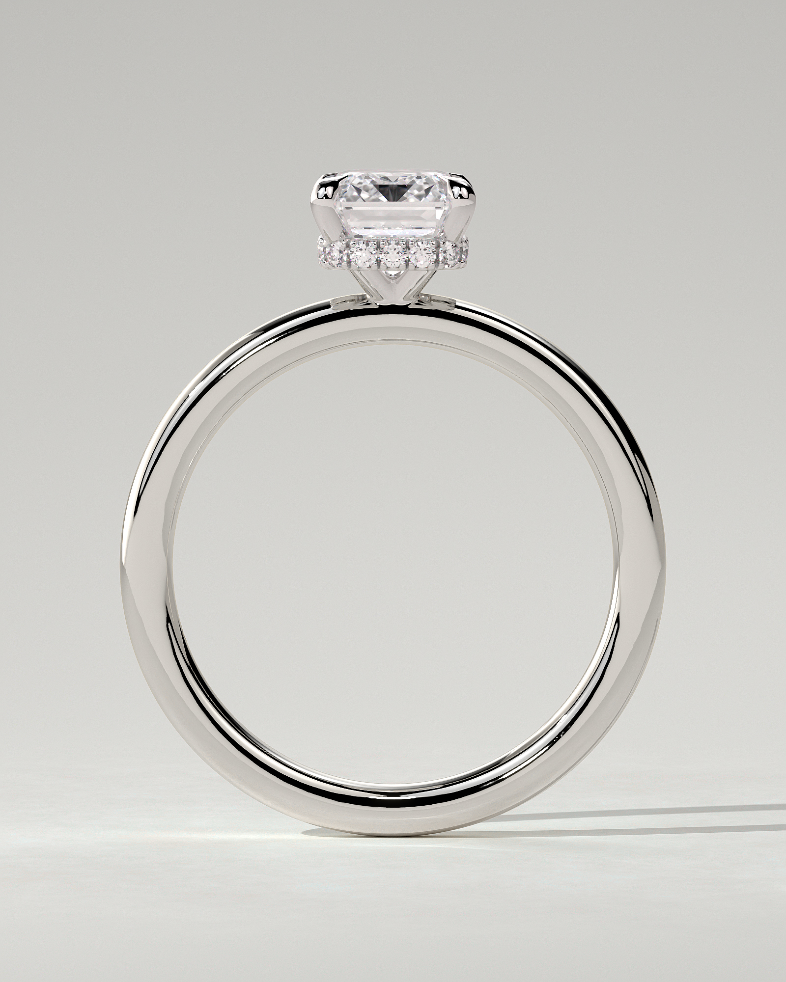 Miller Solitaire Emerald Ring