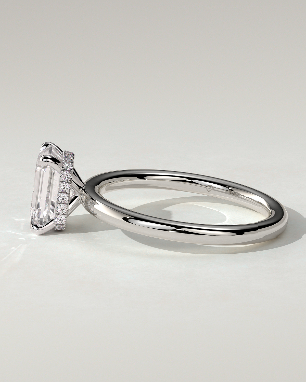 Miller Solitaire Emerald Ring