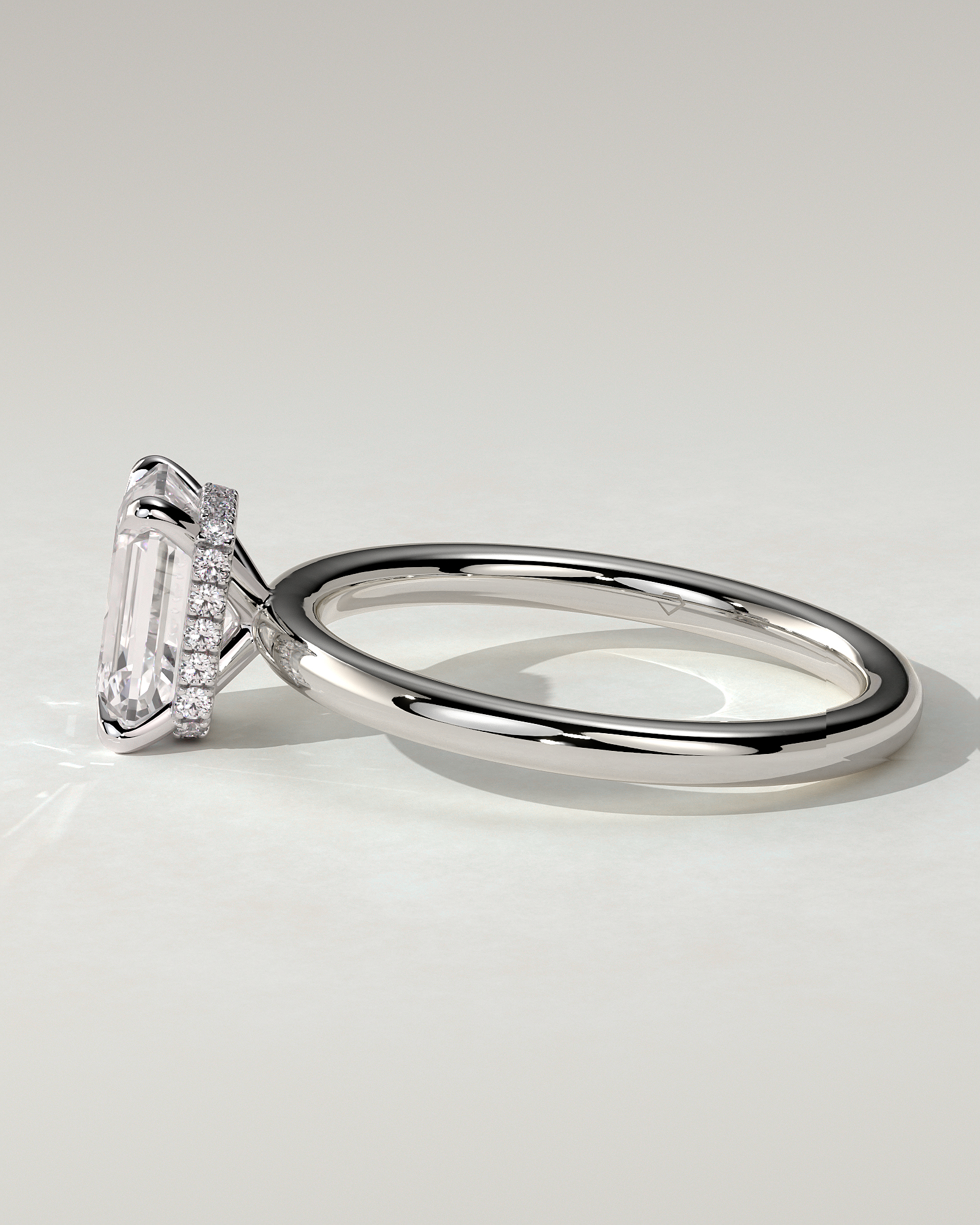 Miller Solitaire Emerald Ring