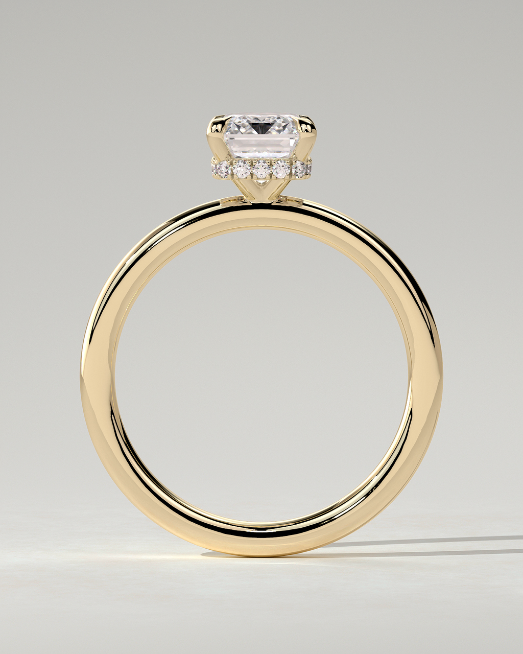 Miller Solitaire Emerald Ring