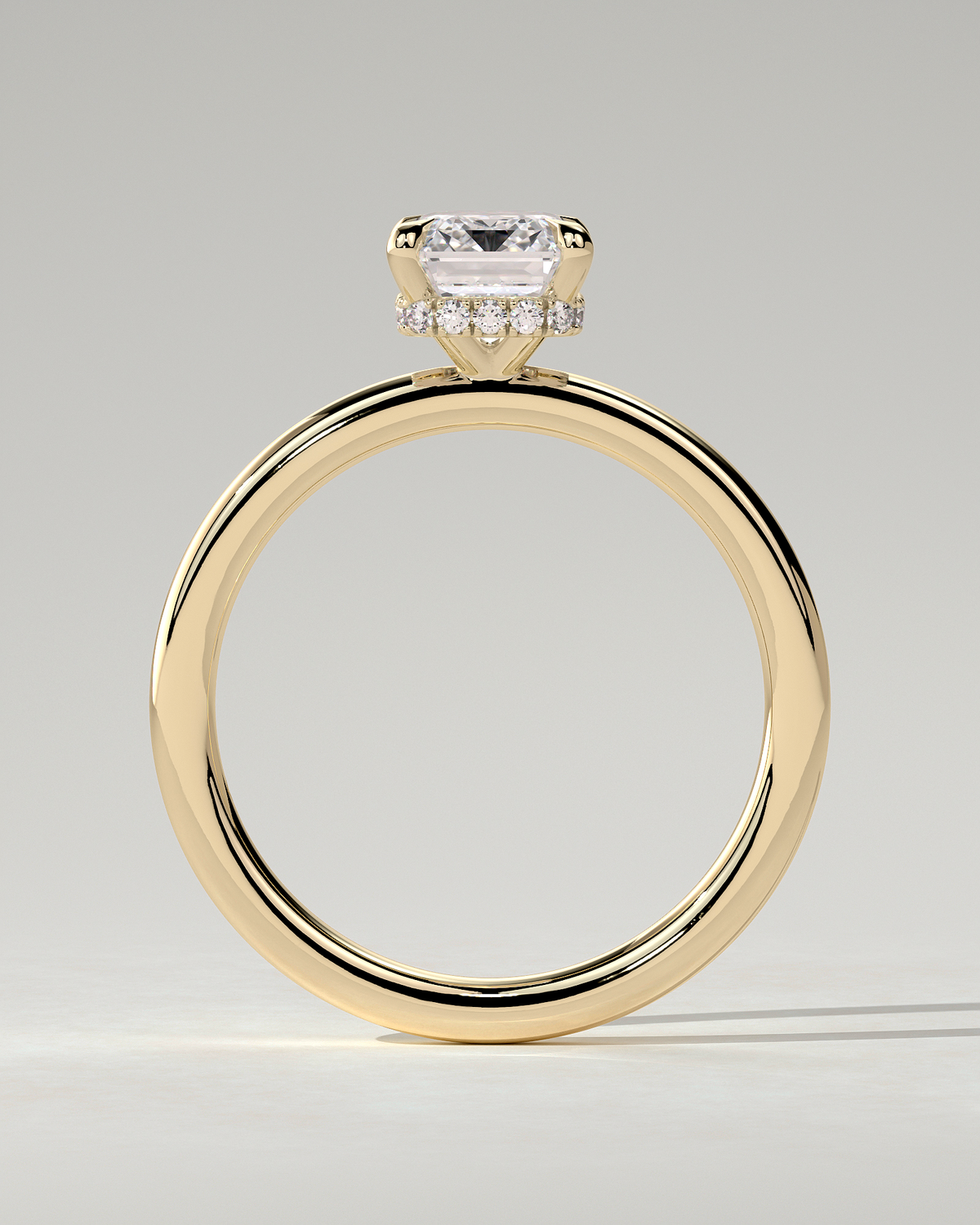Miller Solitaire Emerald Ring