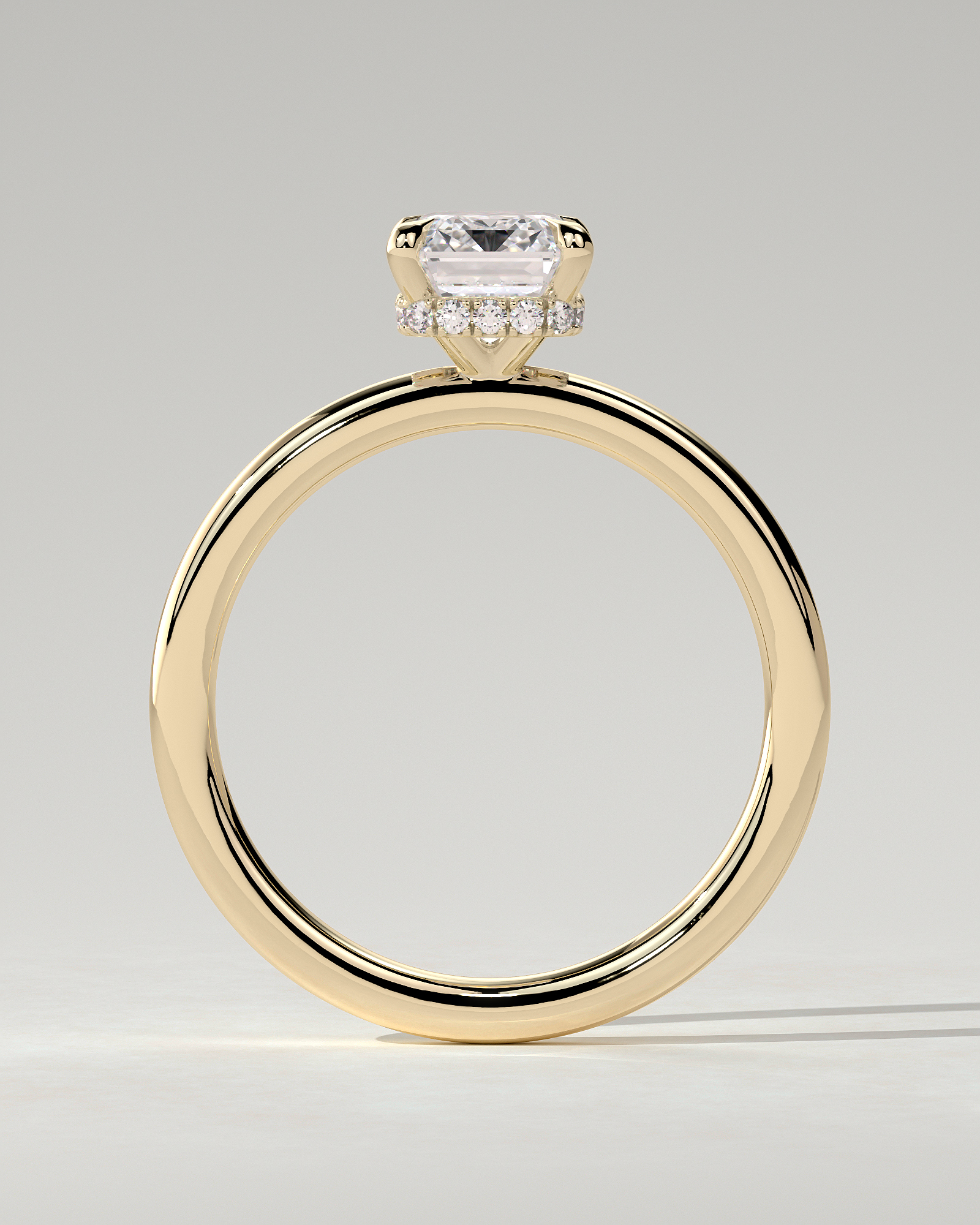 Miller Solitaire Emerald Ring