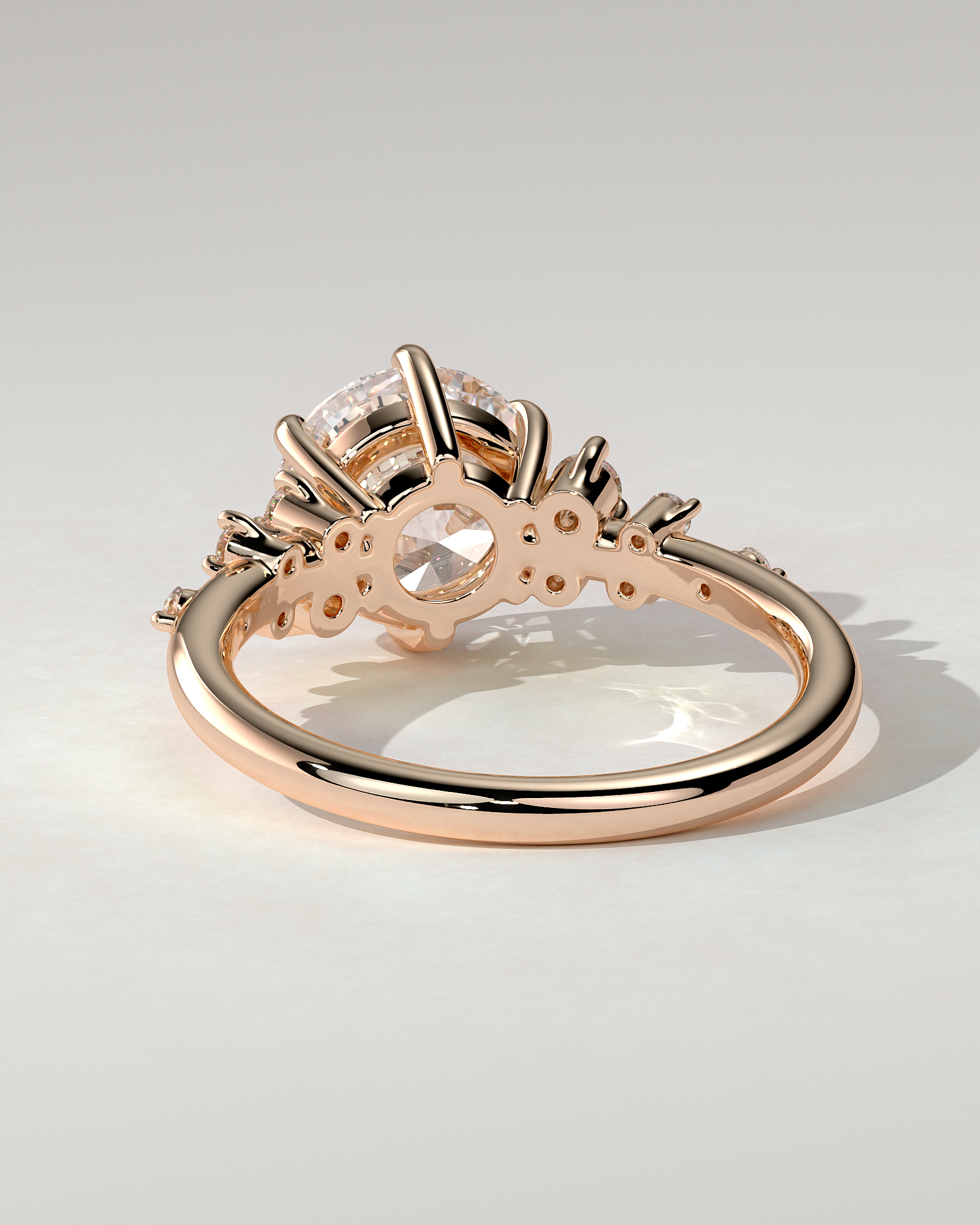 Molly Solitaire Round Ring