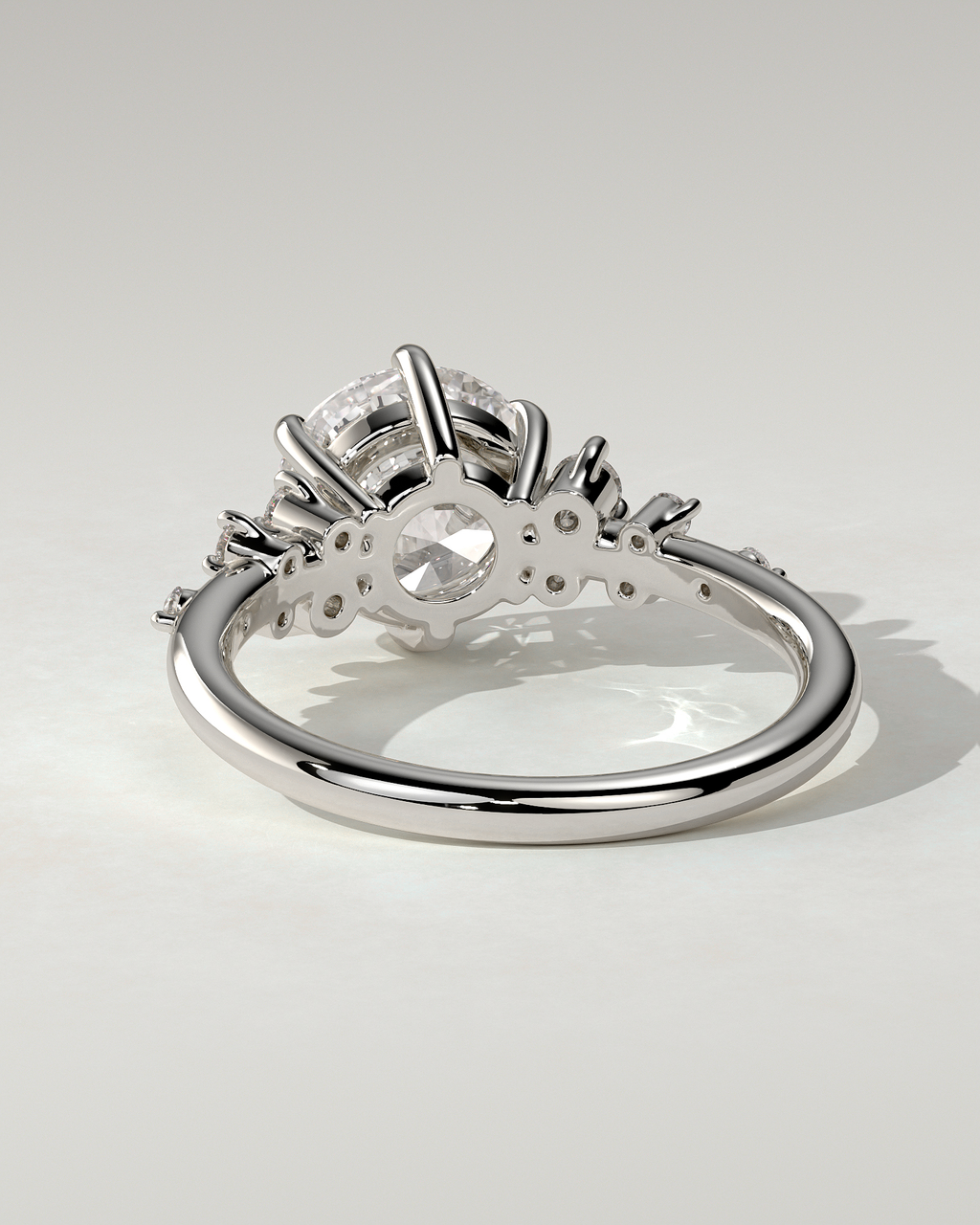Molly Solitaire Round Ring