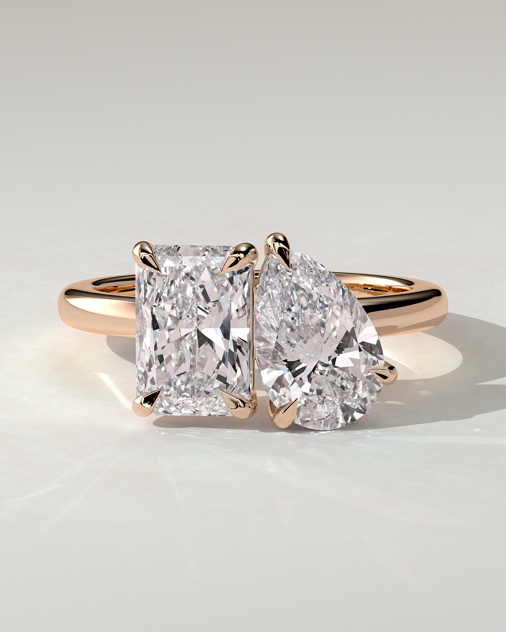 Morgan Toi Et Moi Pear Ring