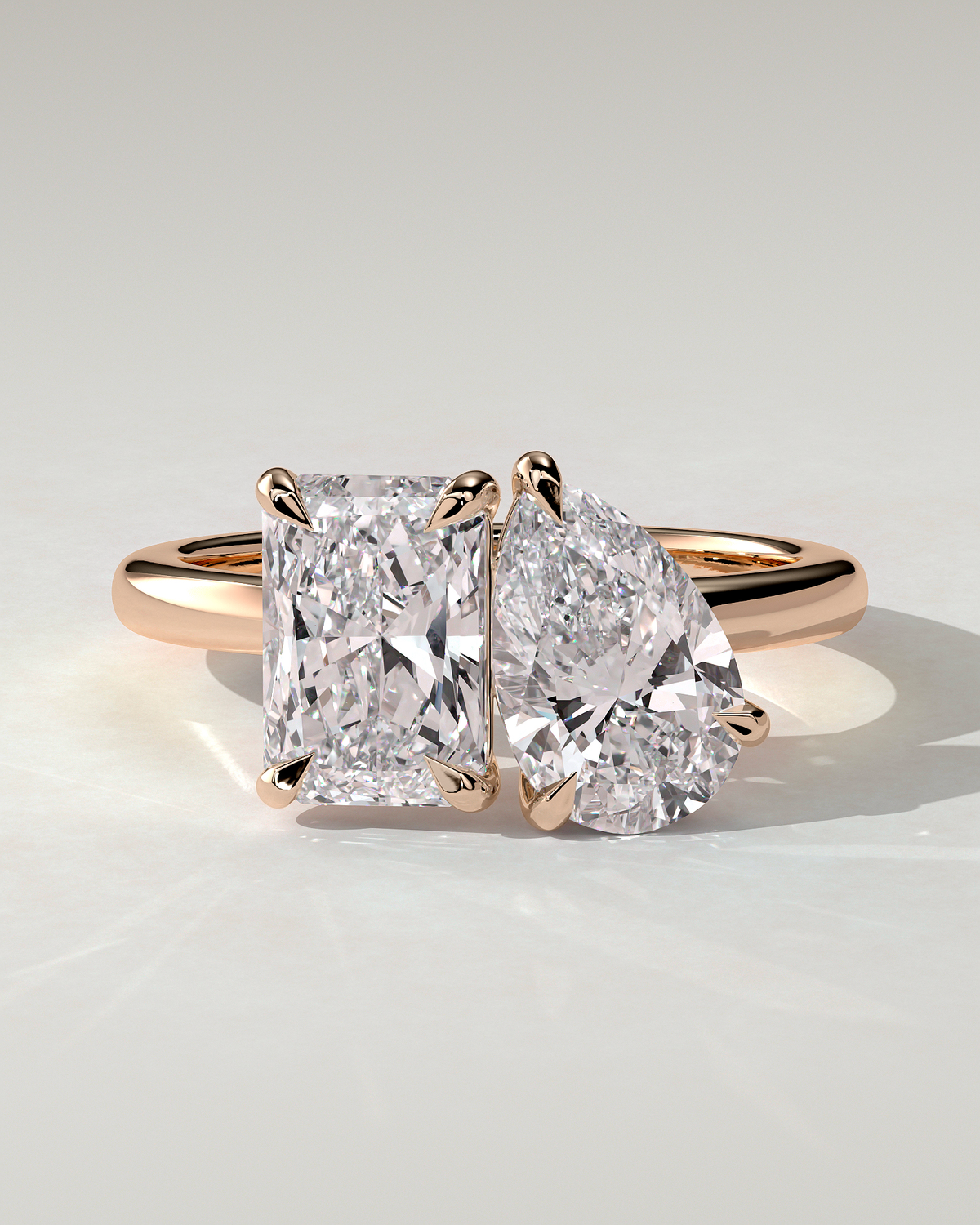 Morgan Toi Et Moi Pear Ring