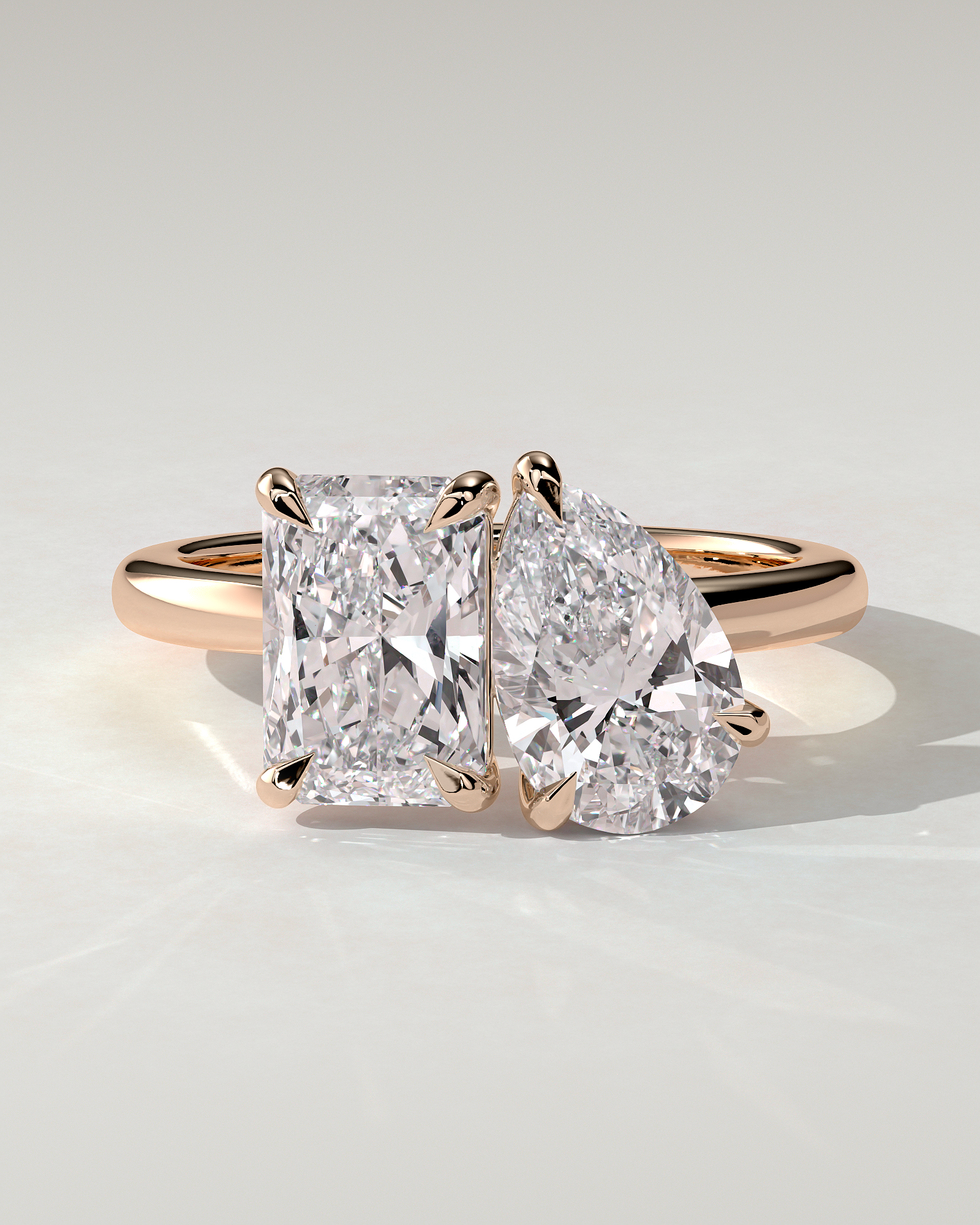 Morgan Toi Et Moi Pear Ring