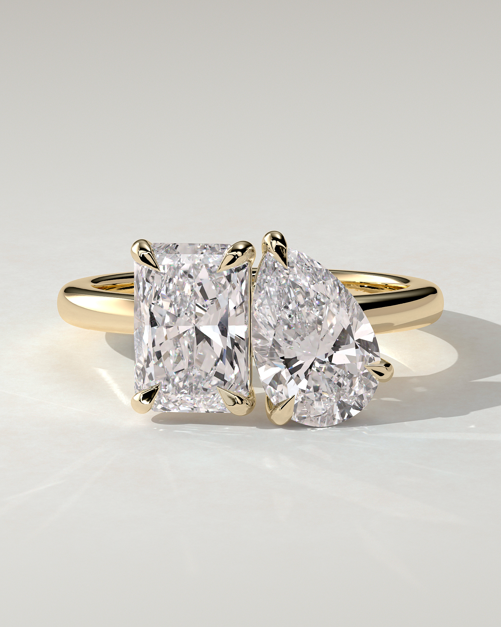 Morgan Toi Et Moi Pear Ring