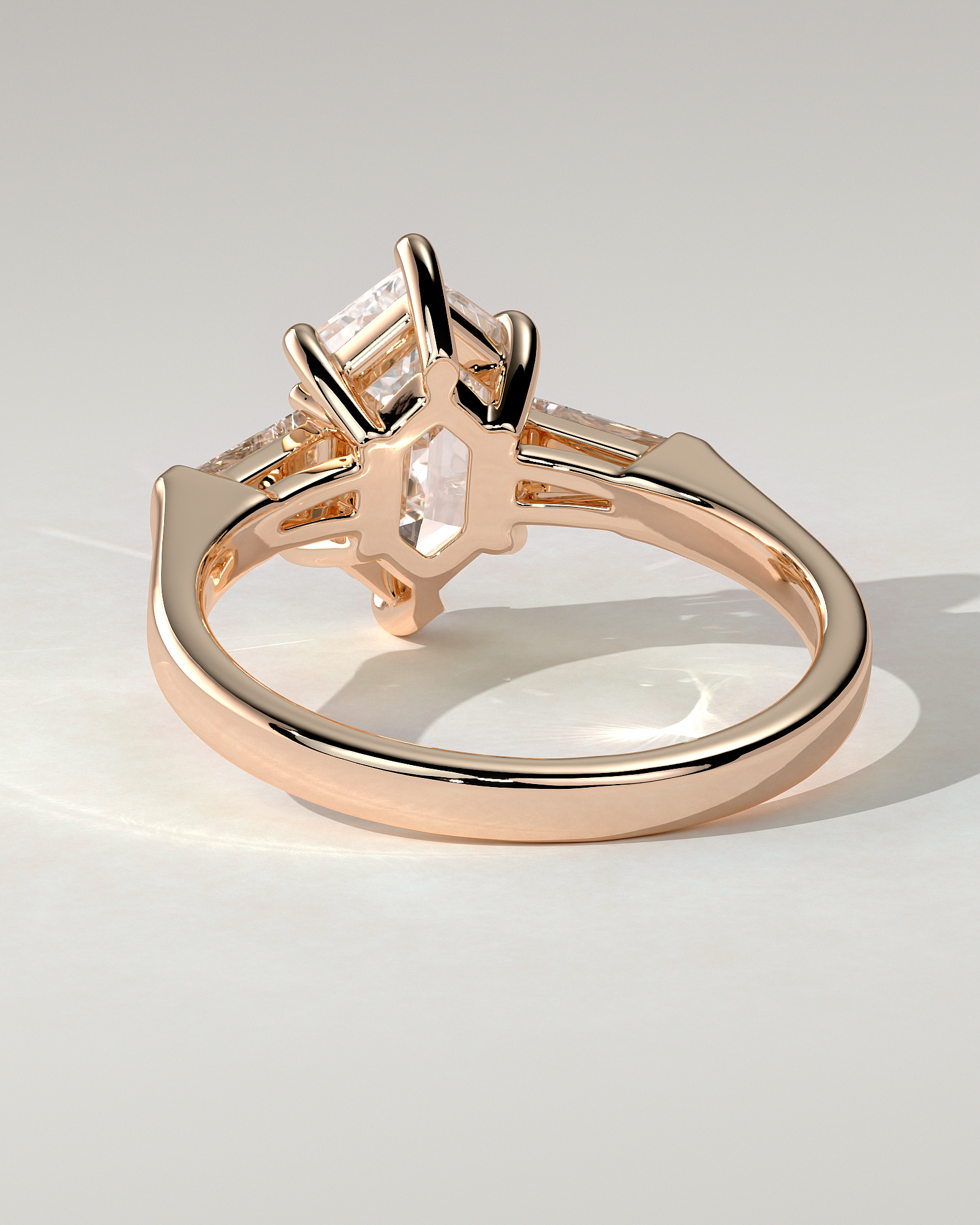 Myrtle Trilogy Round Ring