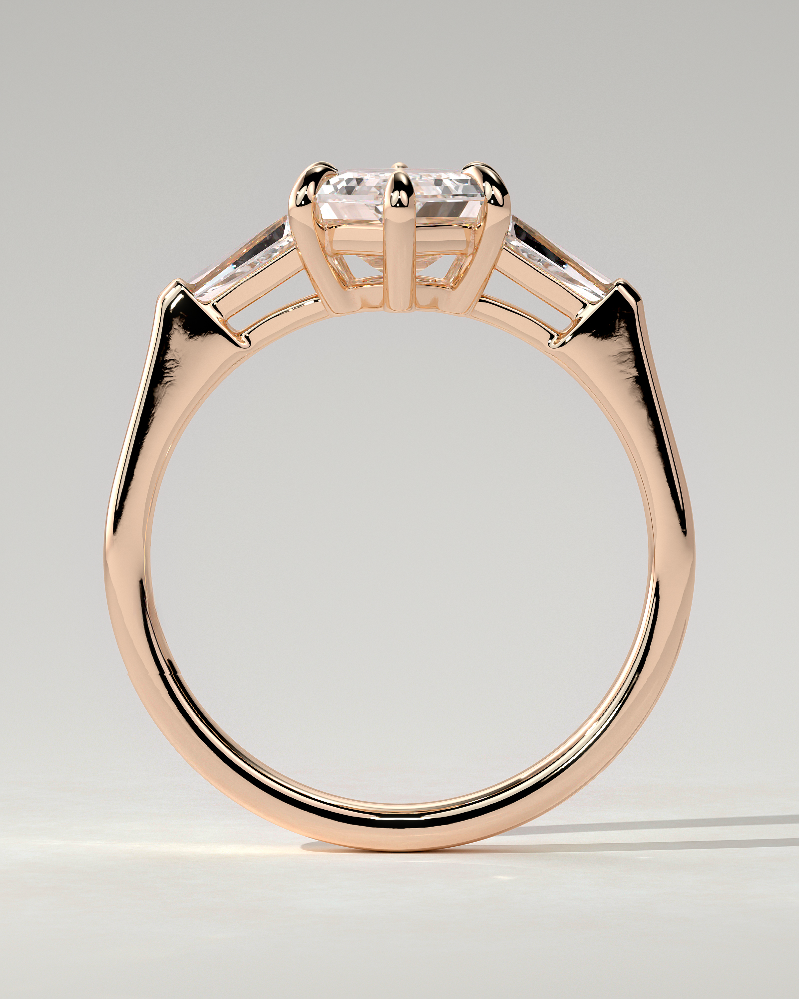 Myrtle Trilogy Round Ring