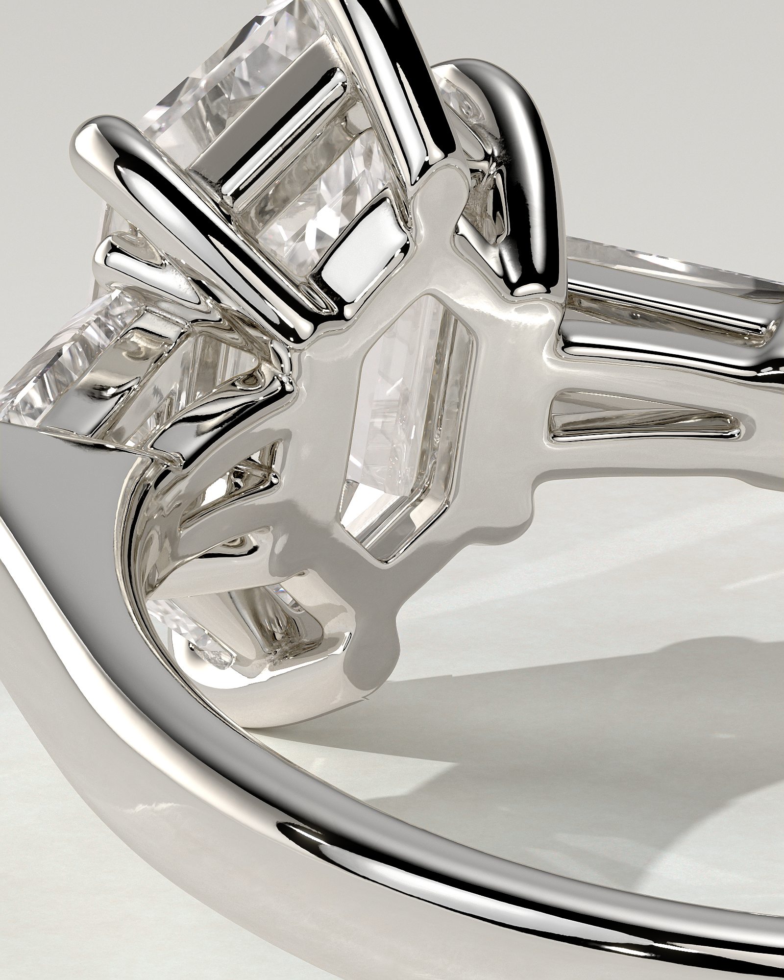 Myrtle Trilogy Round Ring