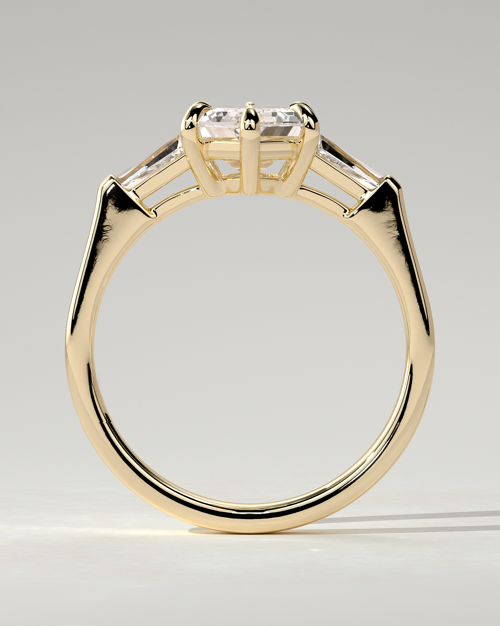 Myrtle Trilogy Round Ring