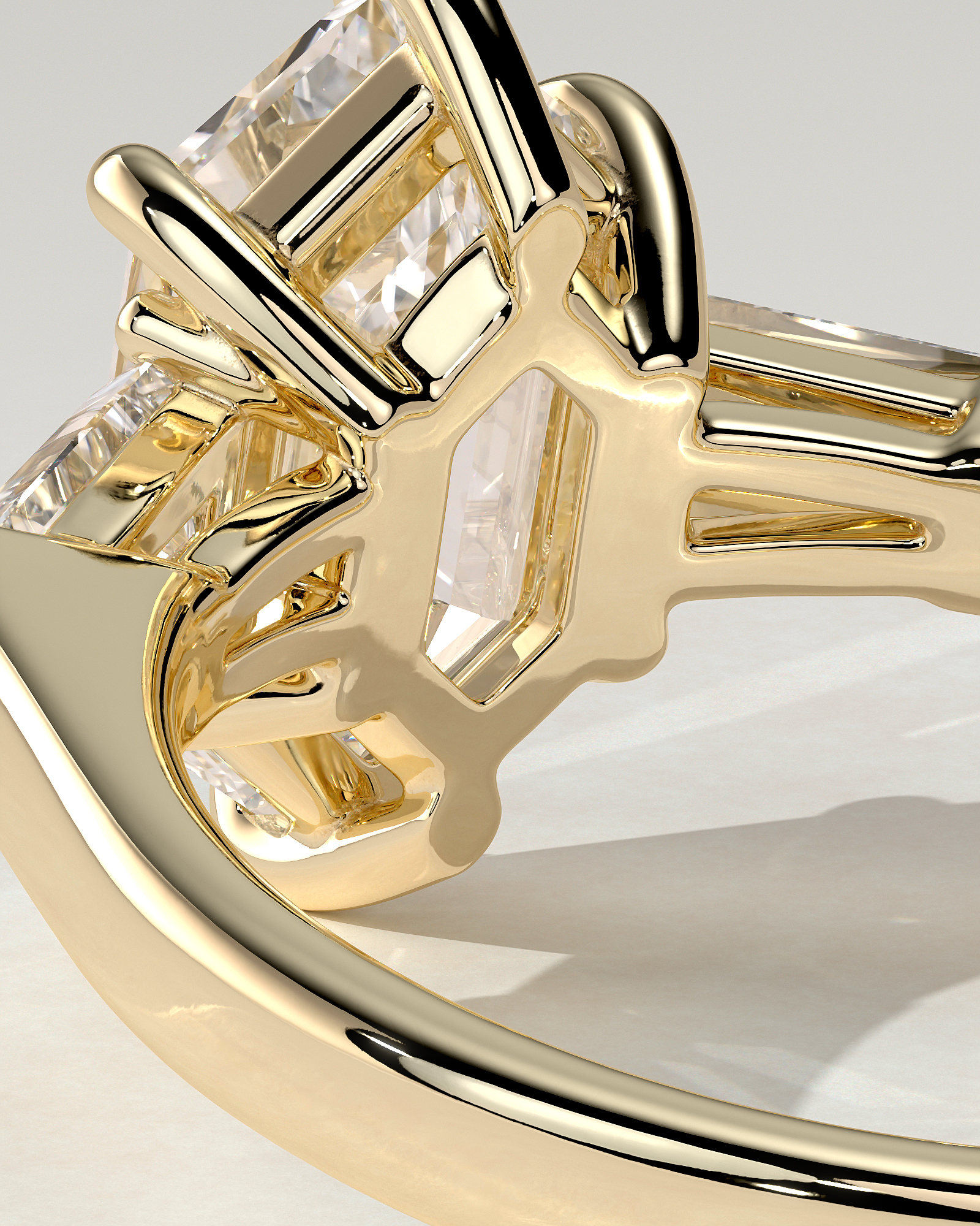Myrtle Trilogy Round Ring
