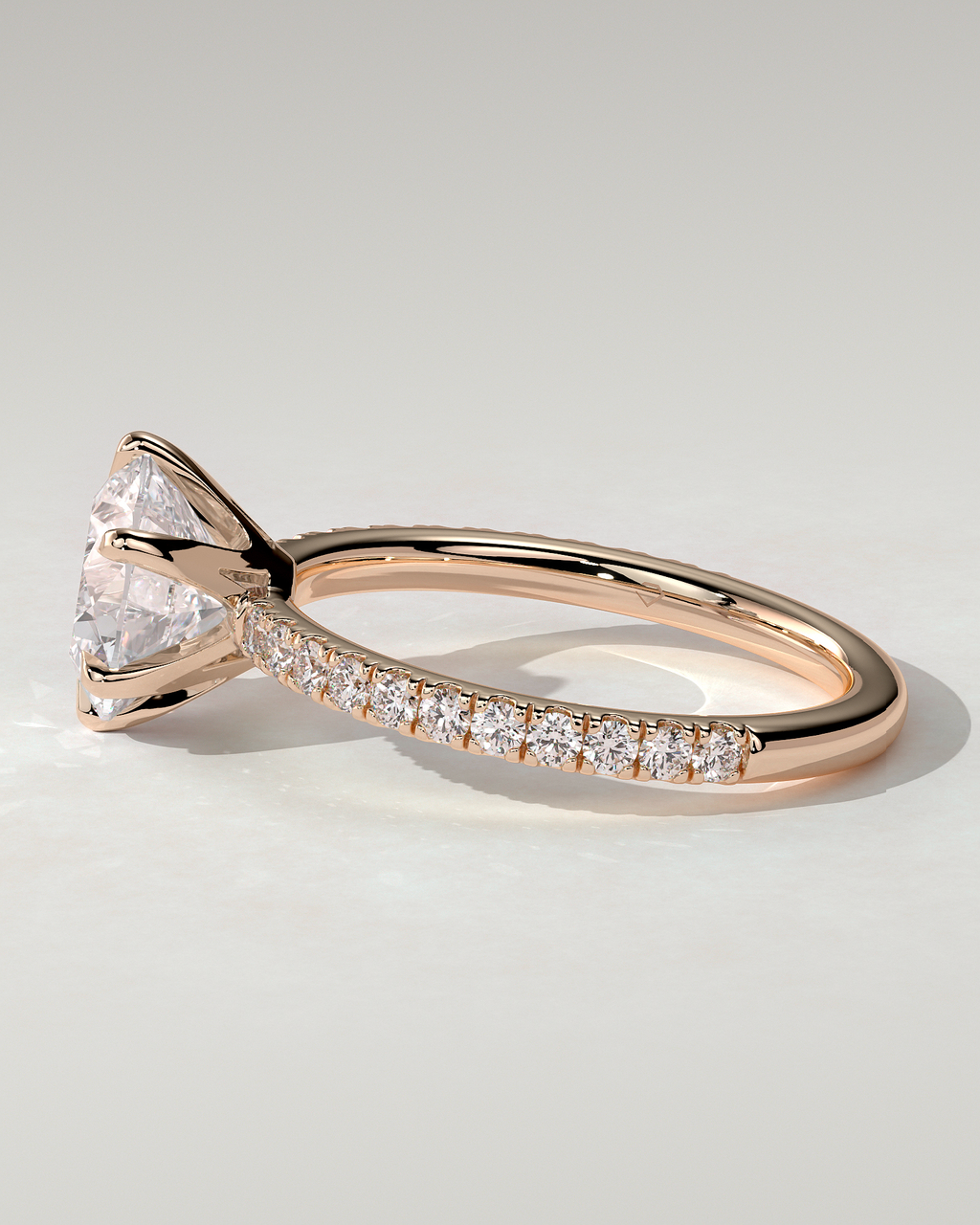 Naomi Solitaire Round Ring