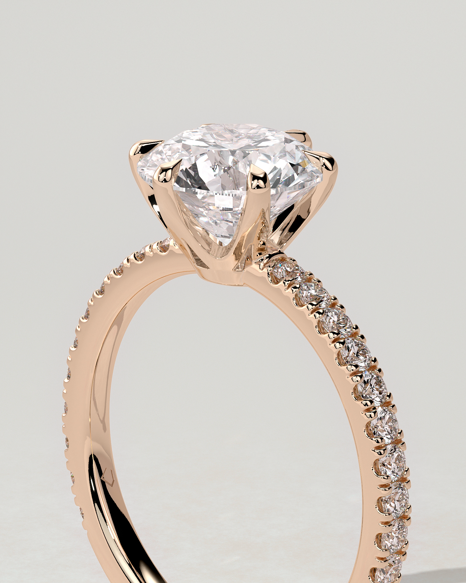 Naomi Solitaire Round Ring