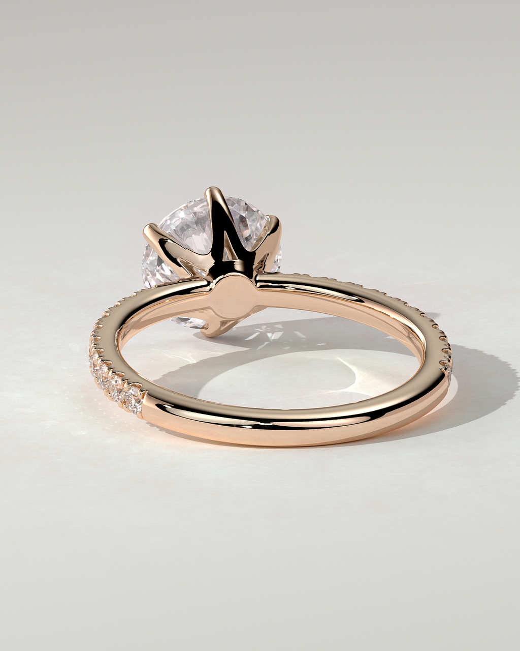 Naomi Solitaire Round Ring