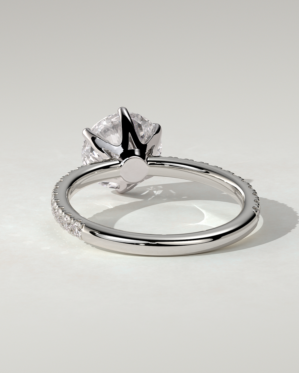 Naomi Solitaire Round Ring