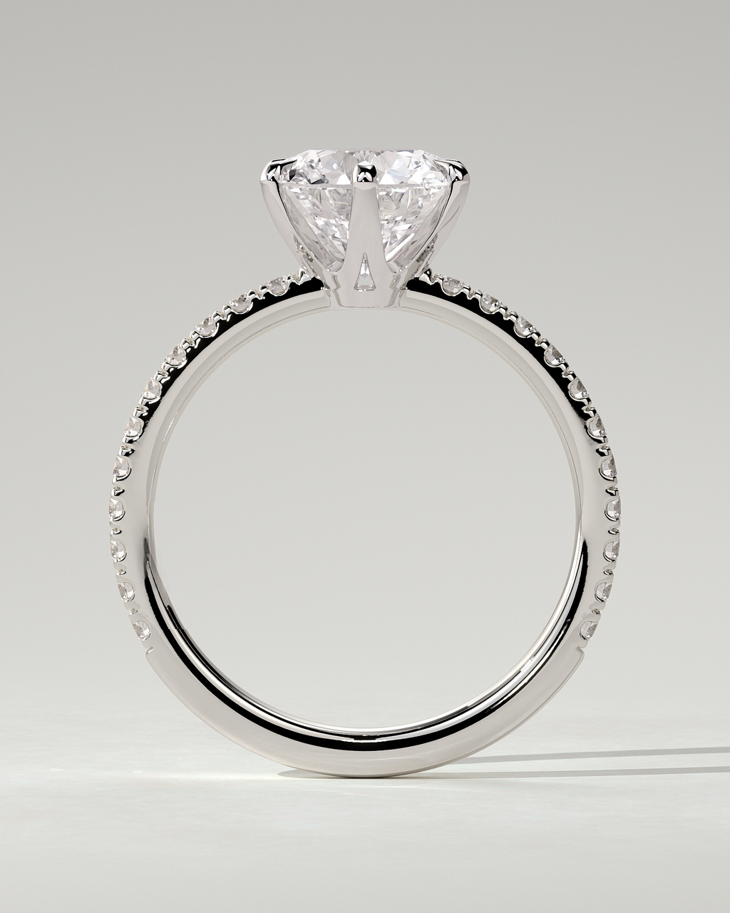 Naomi Solitaire Round Ring