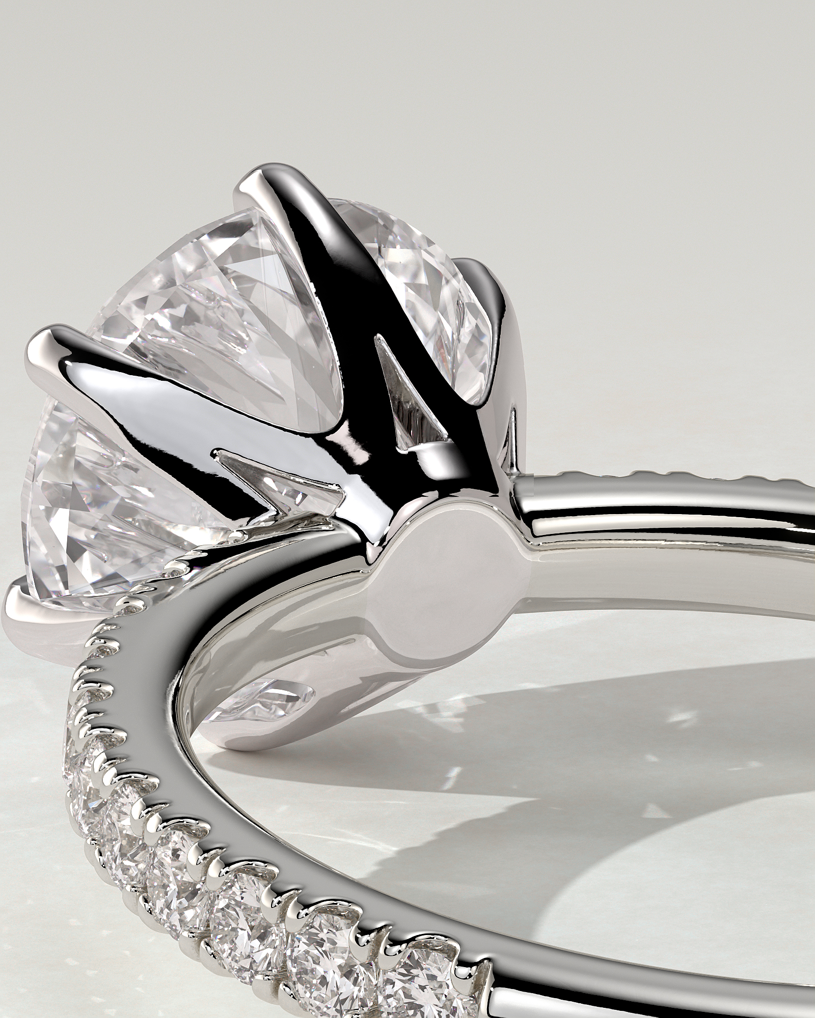 Naomi Solitaire Round Ring