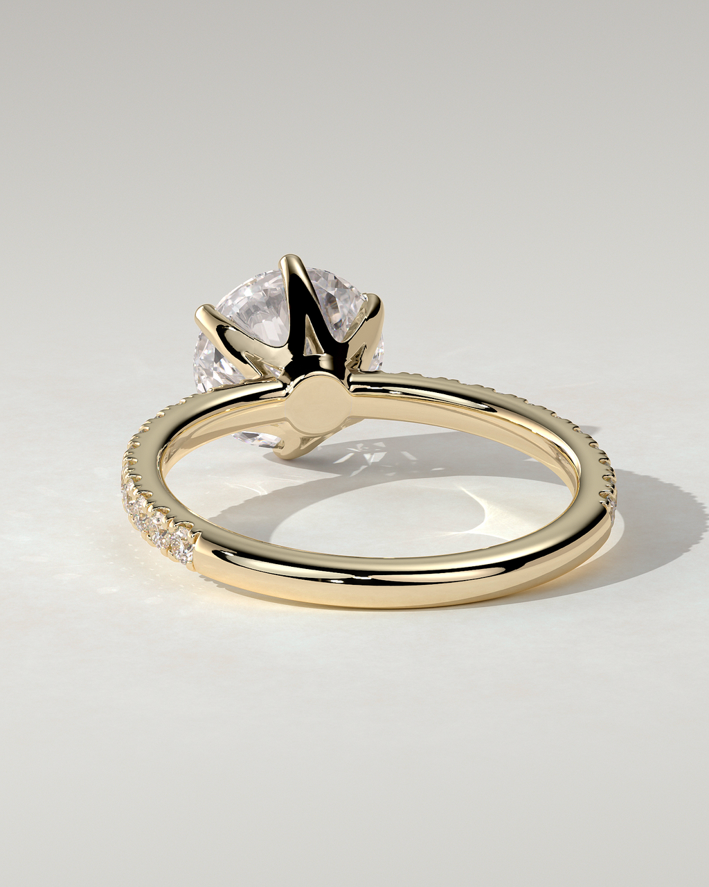 Naomi Solitaire Round Ring