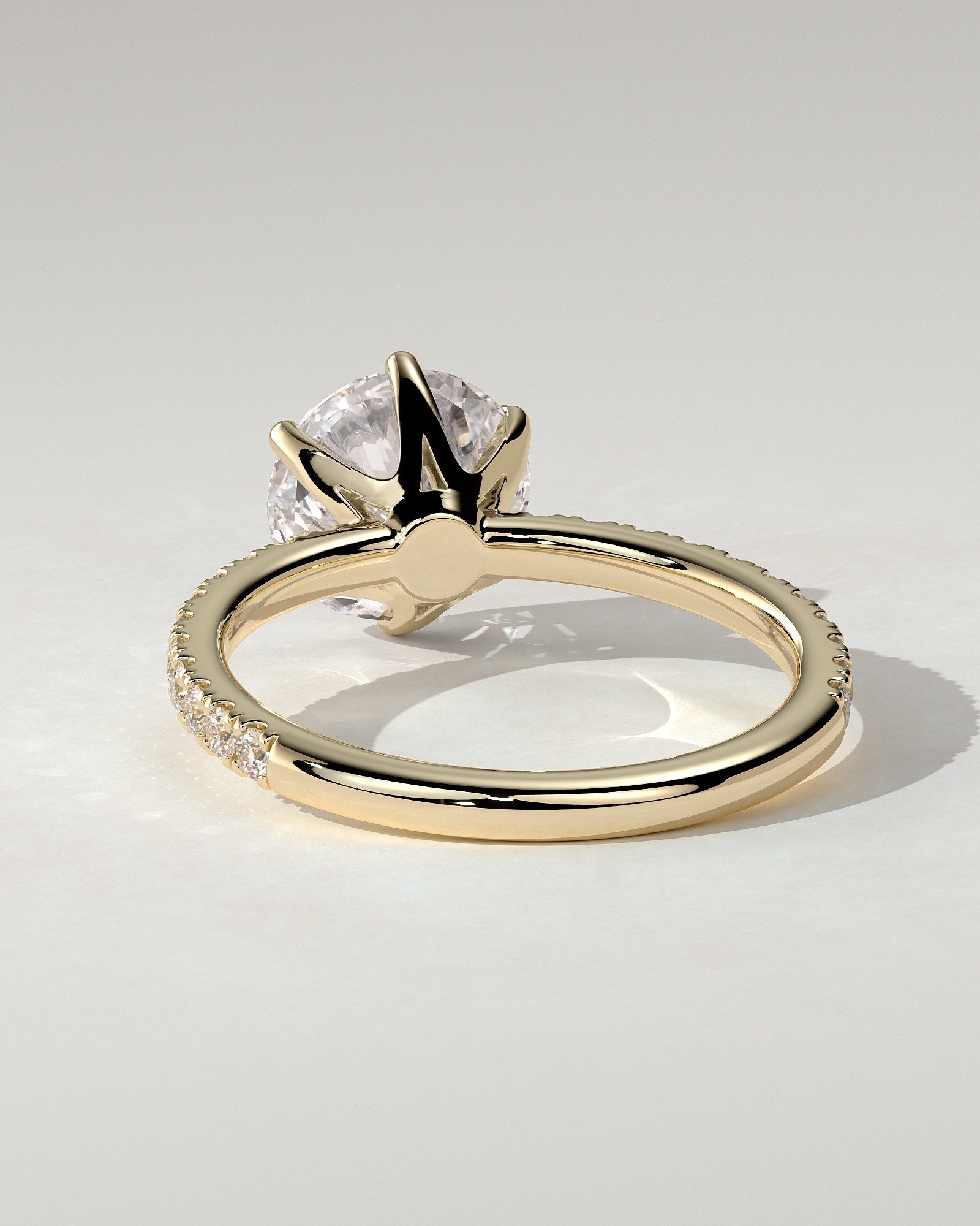 Naomi Solitaire Round Ring