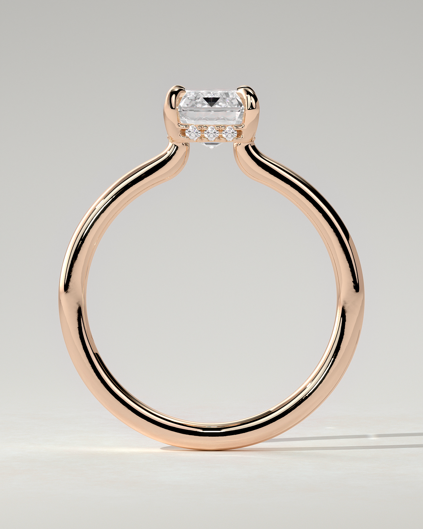 Nara Solitaire Emerald Ring