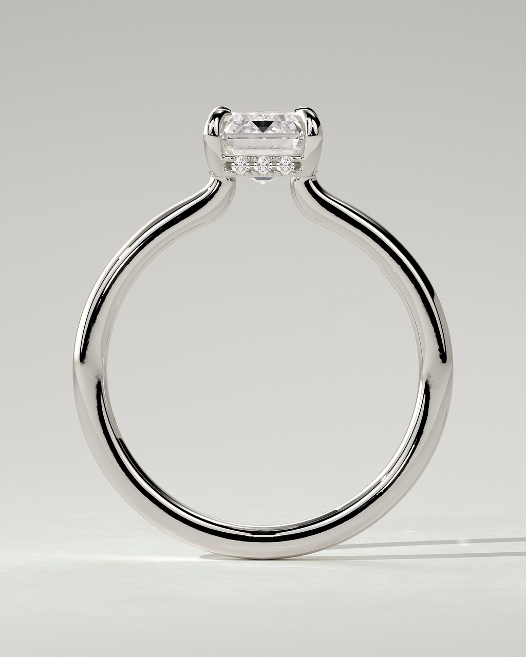 Nara Solitaire Emerald Ring