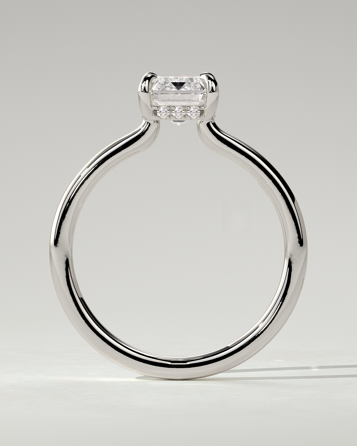 Nara Solitaire Emerald Ring