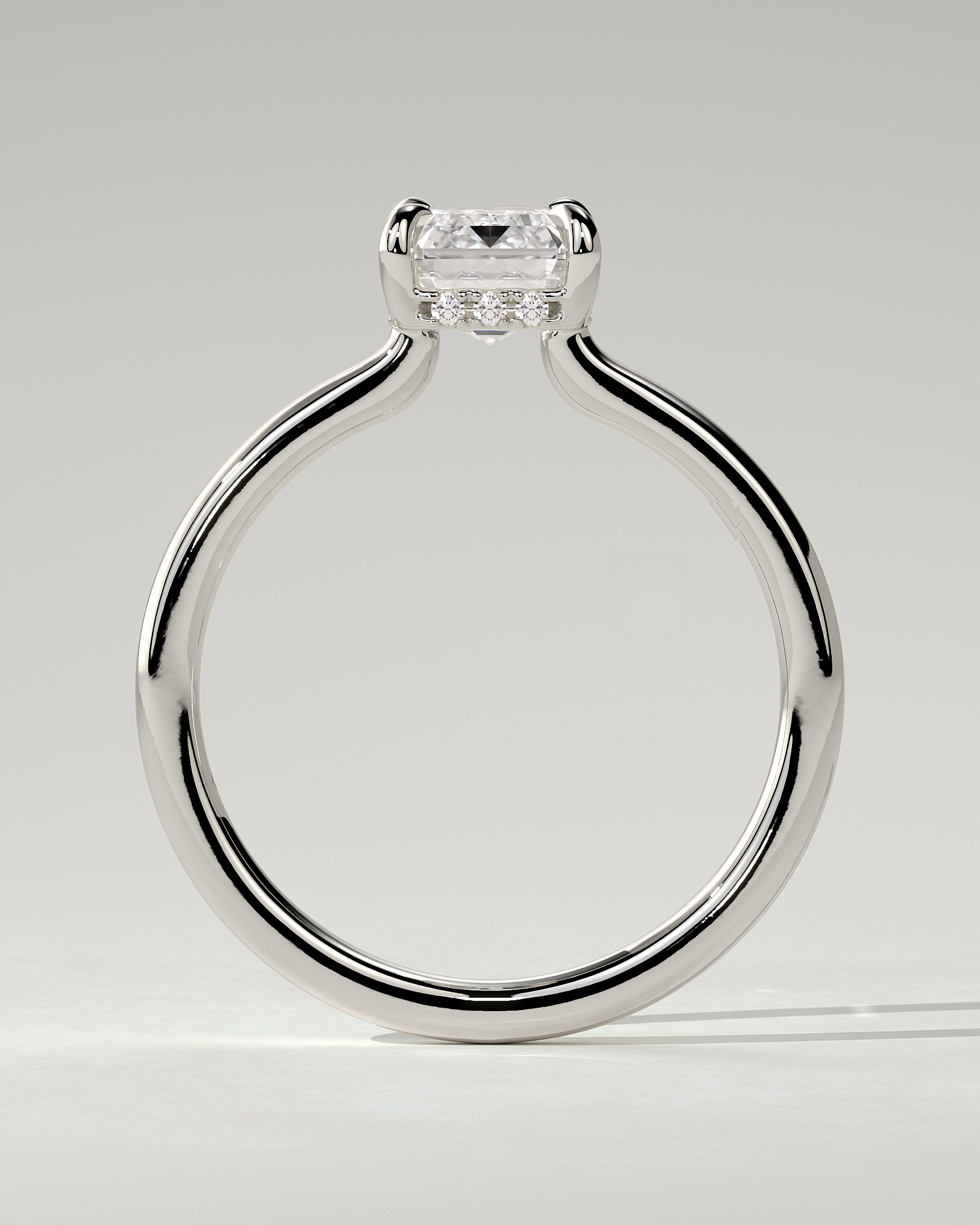 Nara Solitaire Emerald Ring