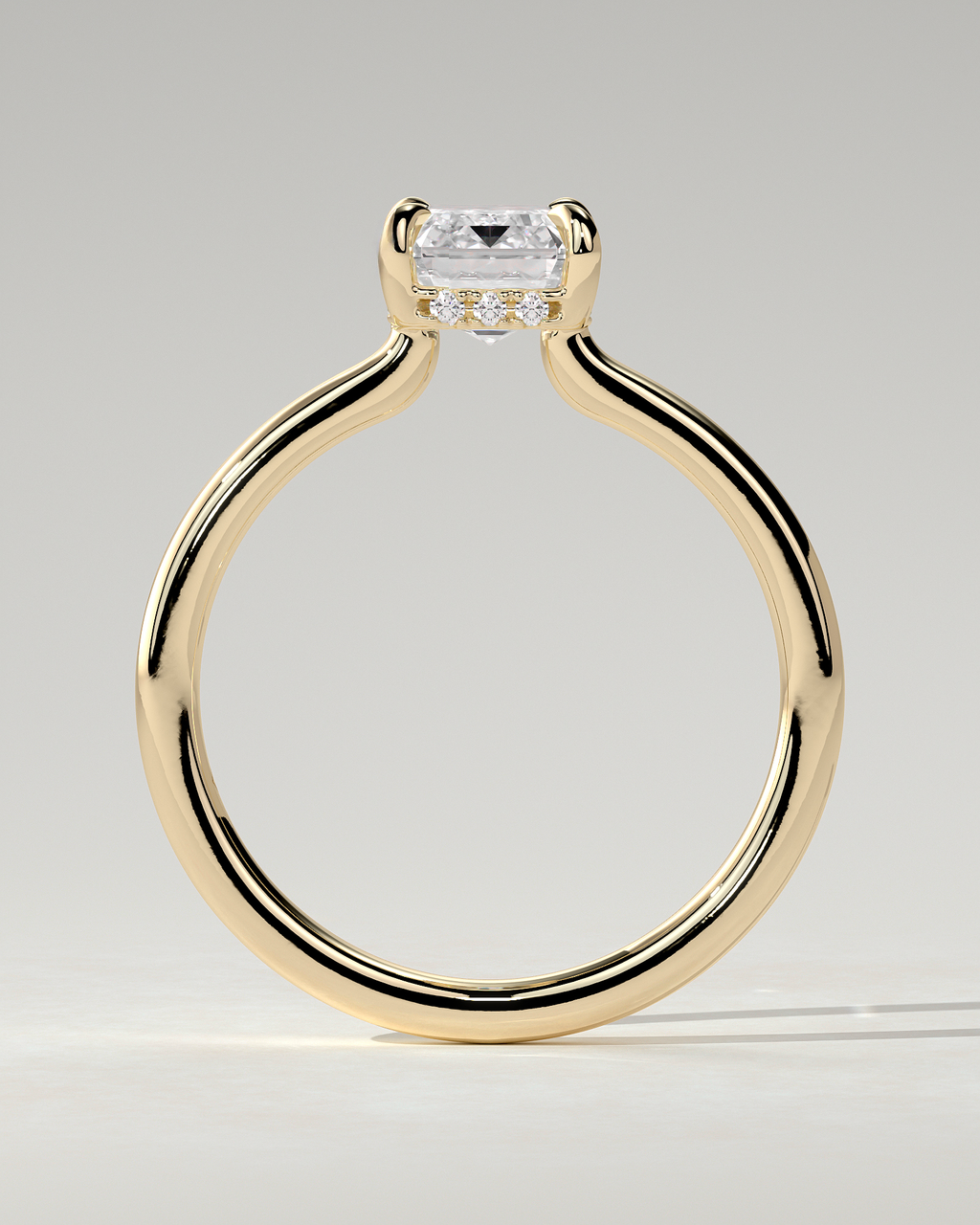 Nara Solitaire Emerald Ring