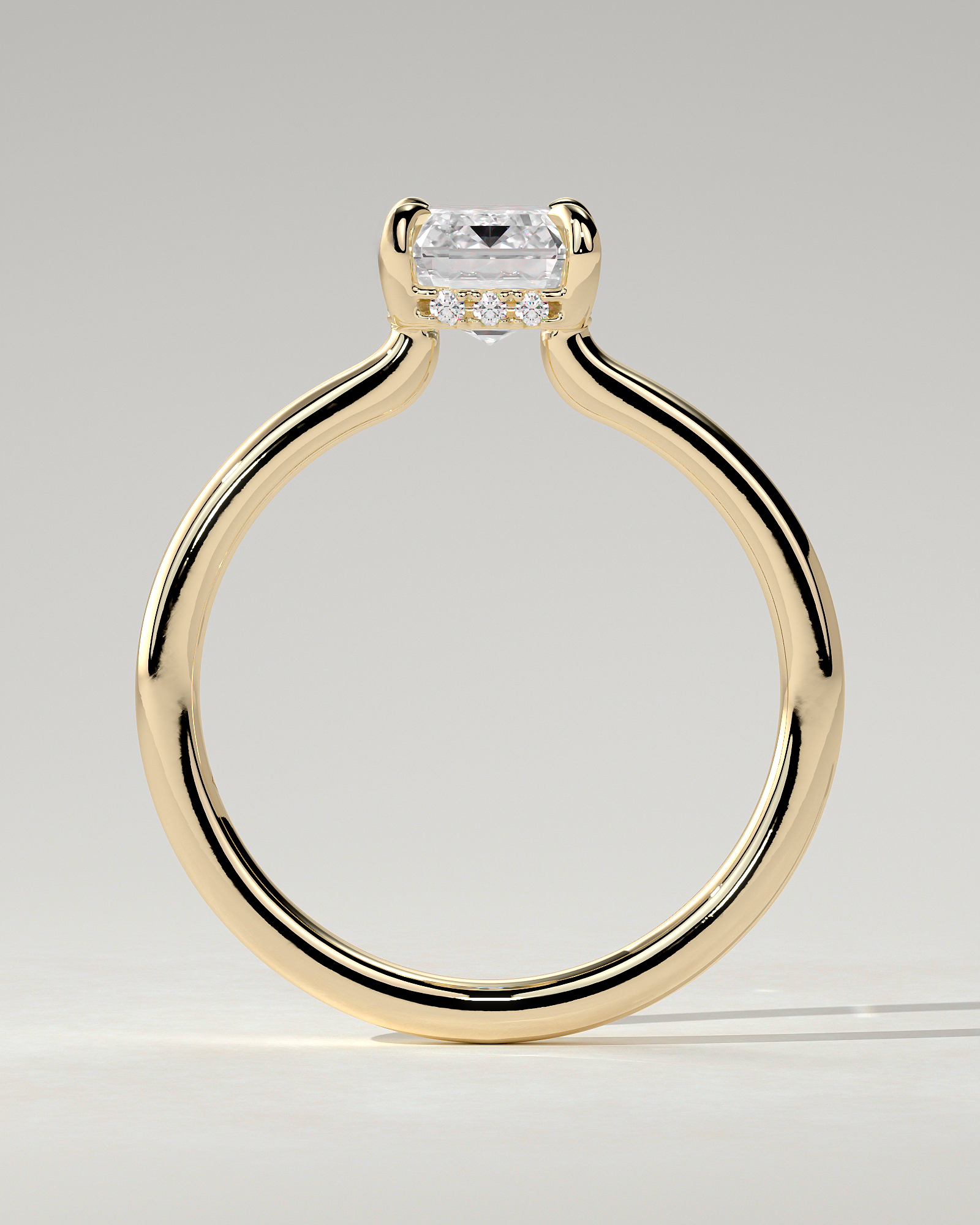 Nara Solitaire Emerald Ring