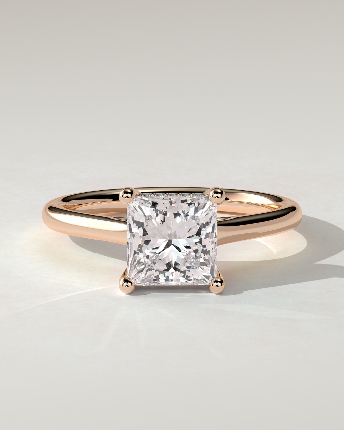 Natalie Solitaire Princess Ring
