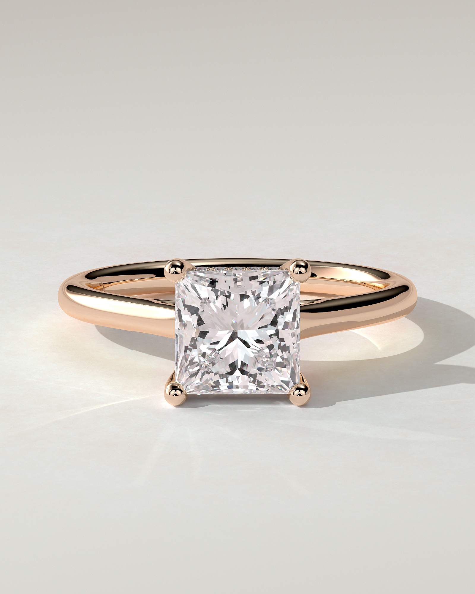 Natalie Solitaire Princess Ring