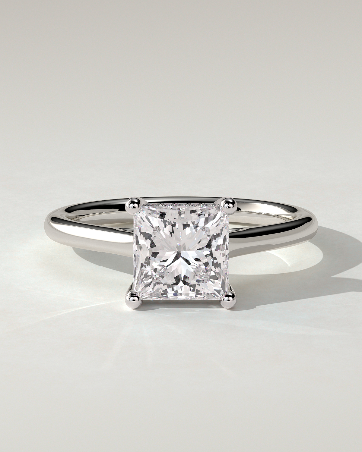 Natalie Solitaire Princess Ring