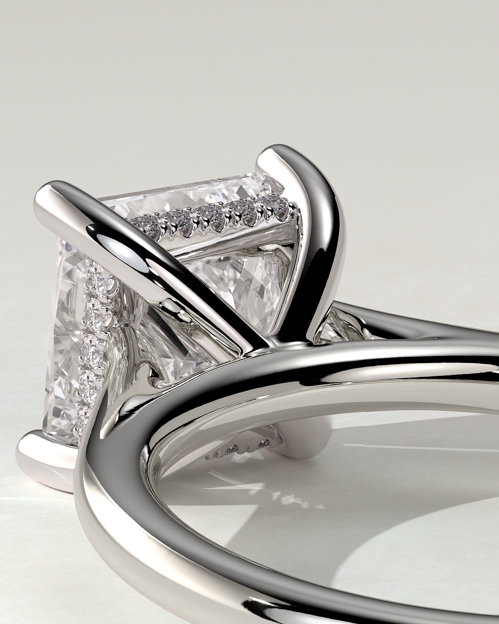 Natalie Solitaire Princess Ring