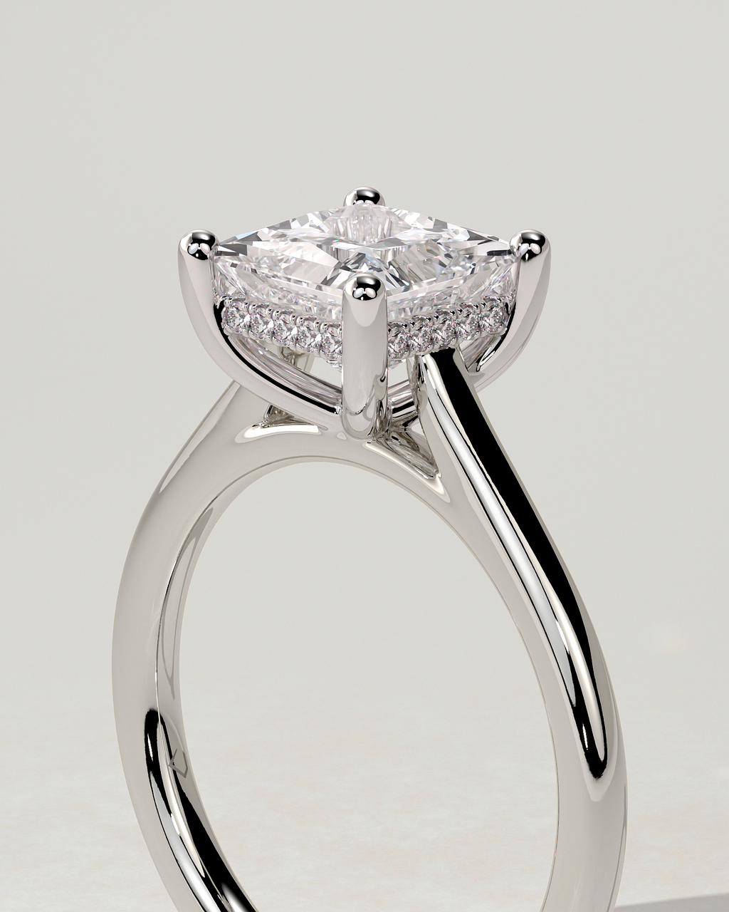 Natalie Solitaire Princess Ring