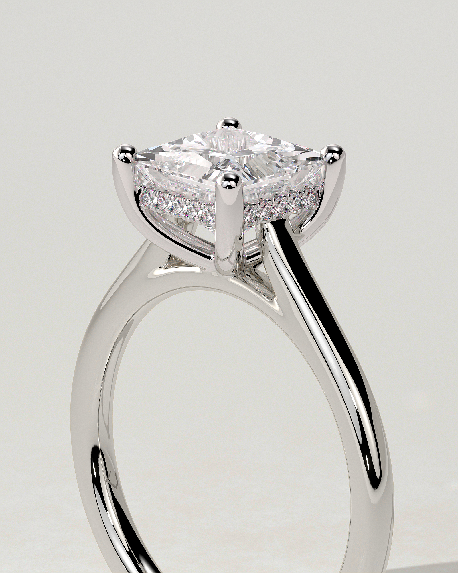 Natalie Solitaire Princess Ring