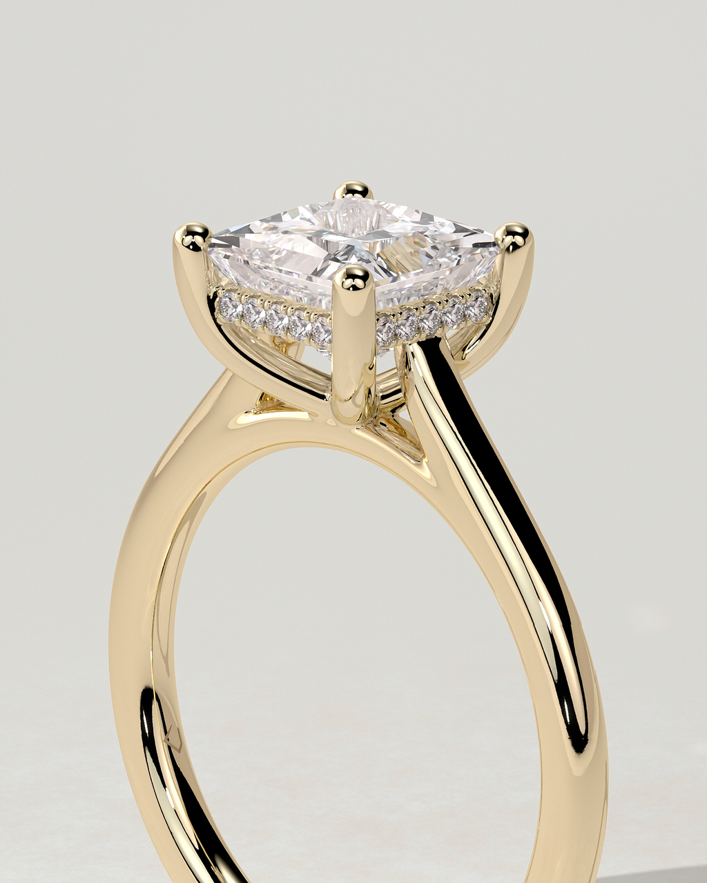 Natalie Solitaire Princess Ring