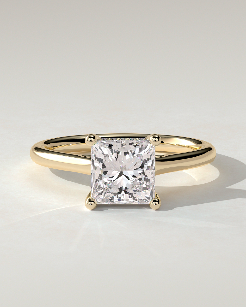 Natalie Solitaire Princess Ring