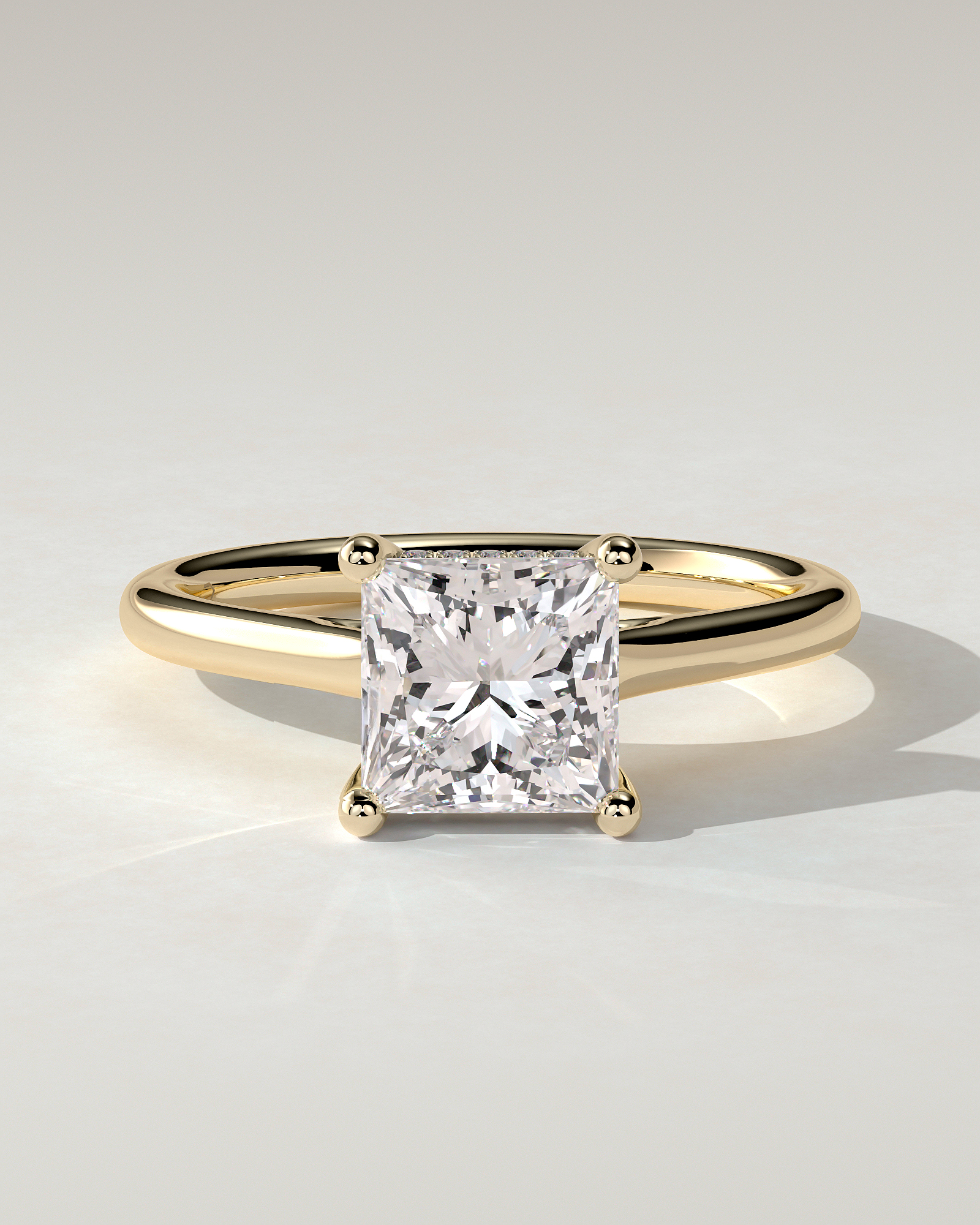 Natalie Solitaire Princess Ring