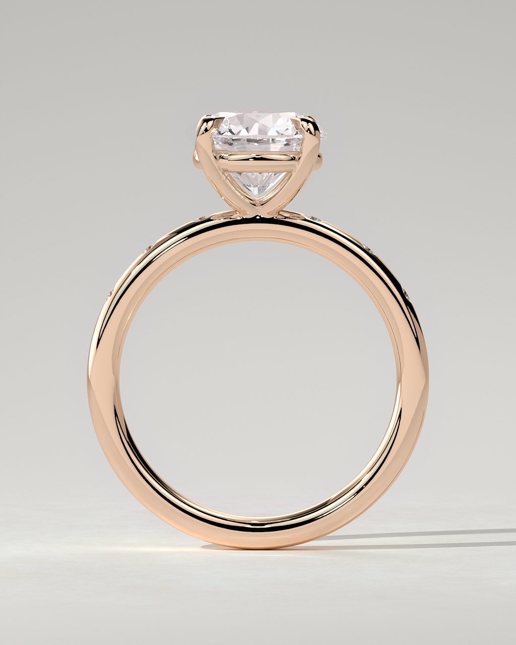 Nekija Solitaire Round Ring