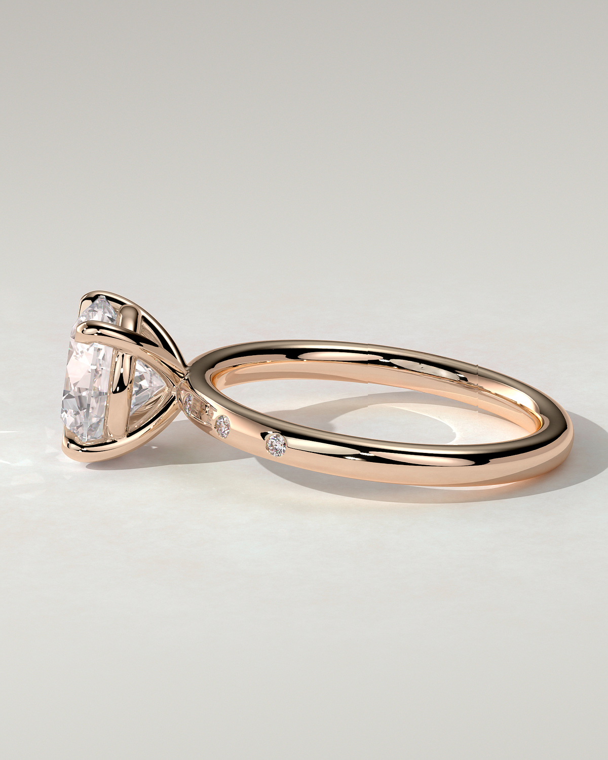Nekija Solitaire Round Ring