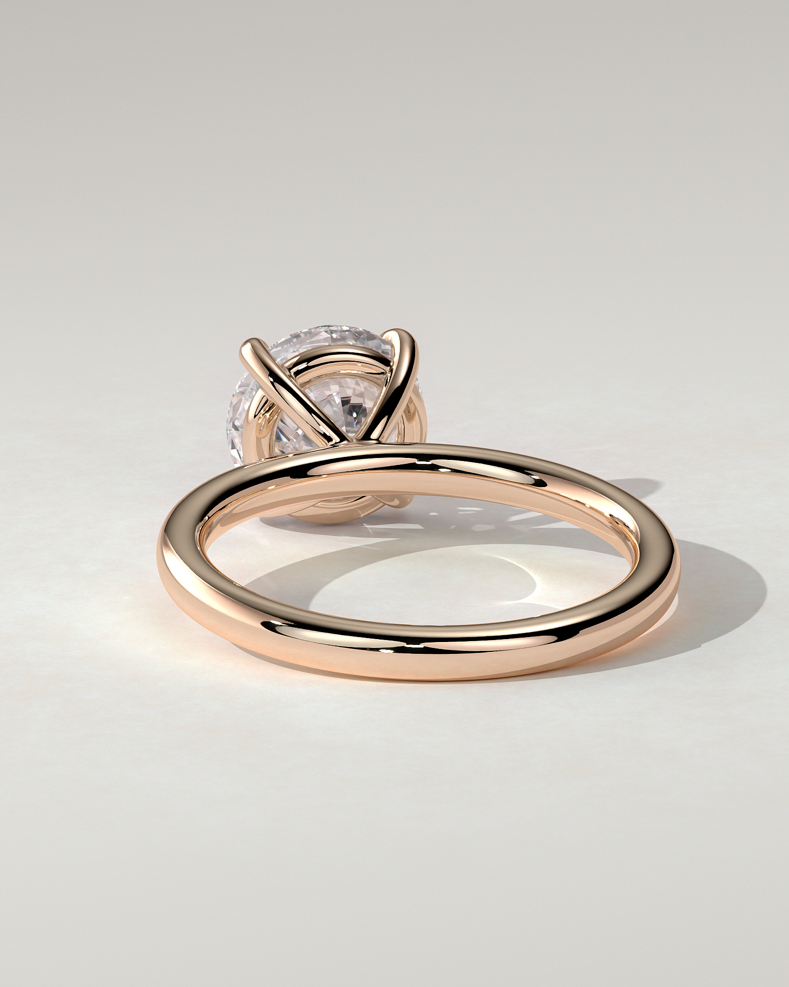 Nekija Solitaire Round Ring