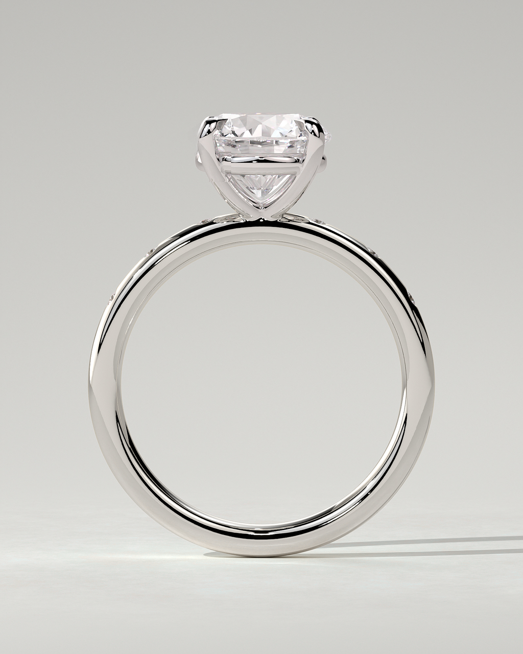 Nekija Solitaire Round Ring