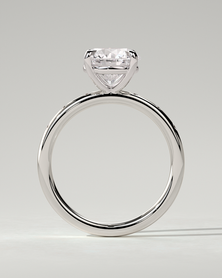 Nekija Solitaire Round Ring