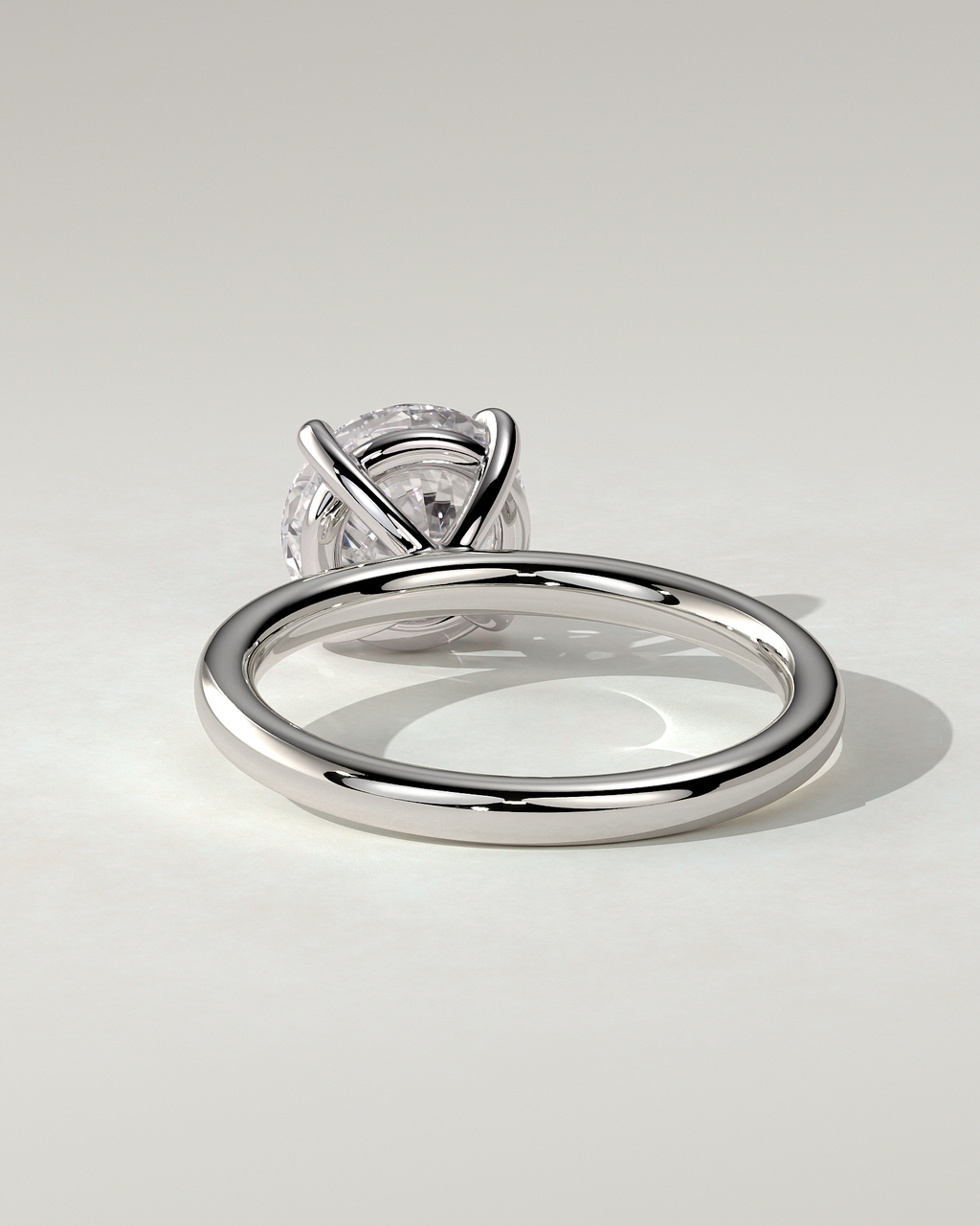 Nekija Solitaire Round Ring