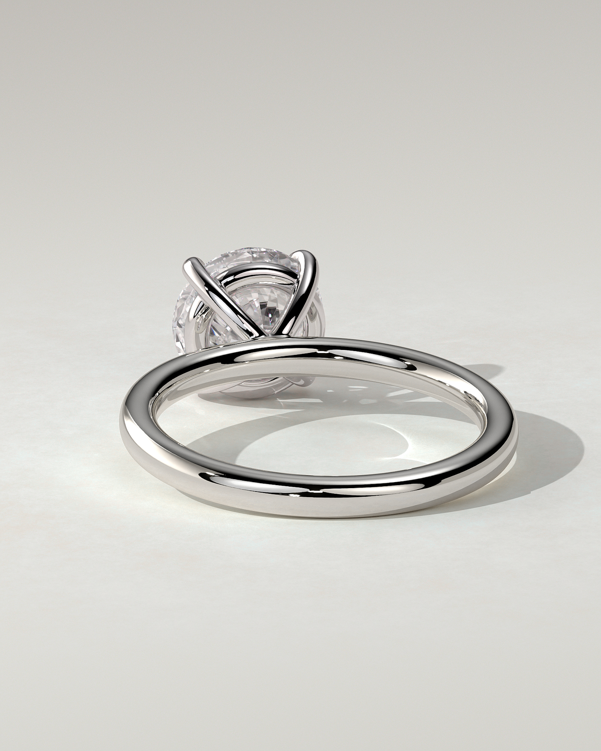 Nekija Solitaire Round Ring
