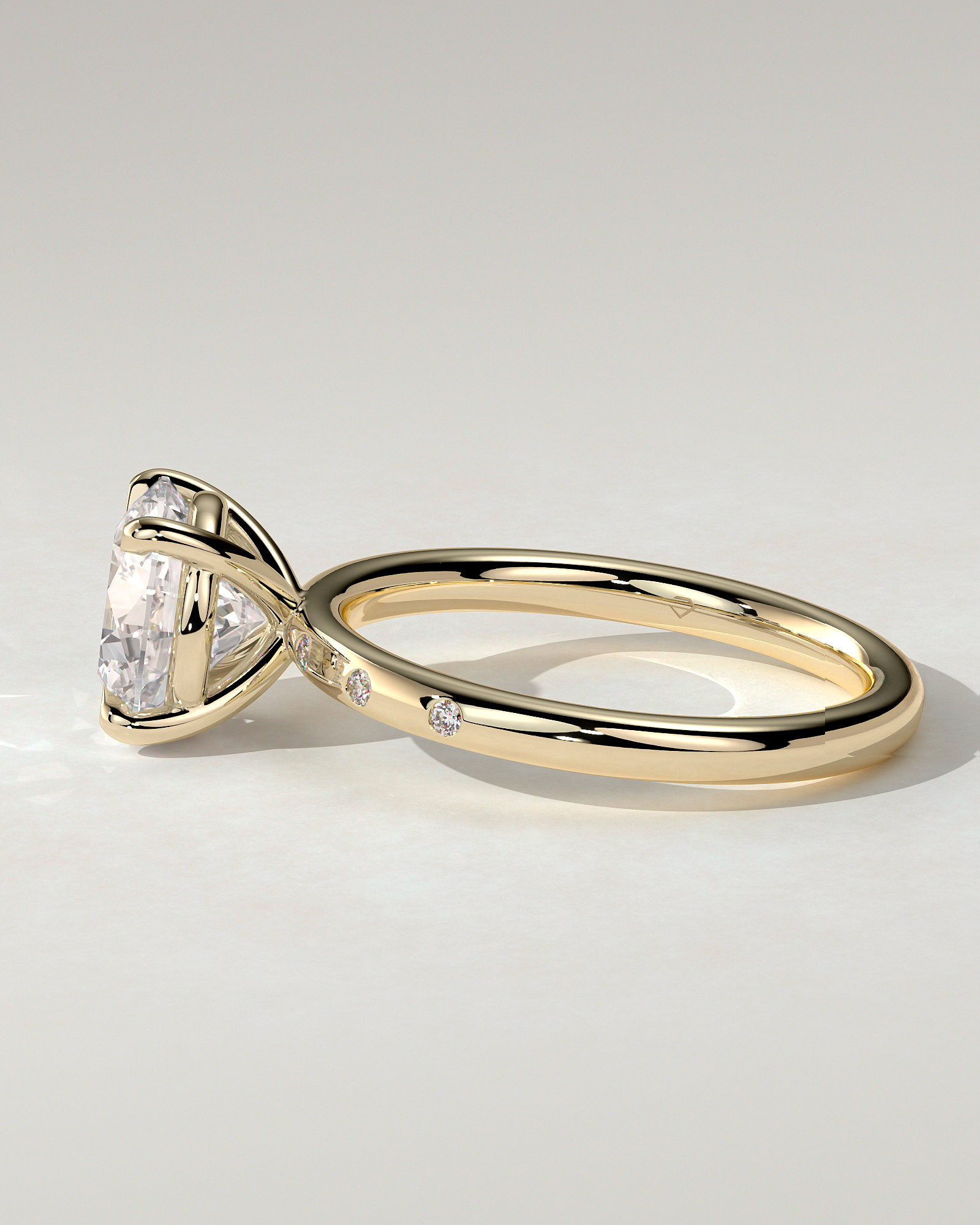 Nekija Solitaire Round Ring